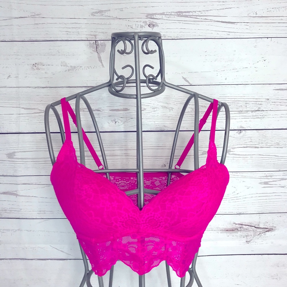 PINK Victoria’s Secret Lace Push-up Bralette